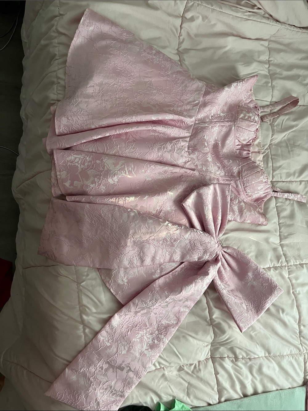 Pink Dress with Bow